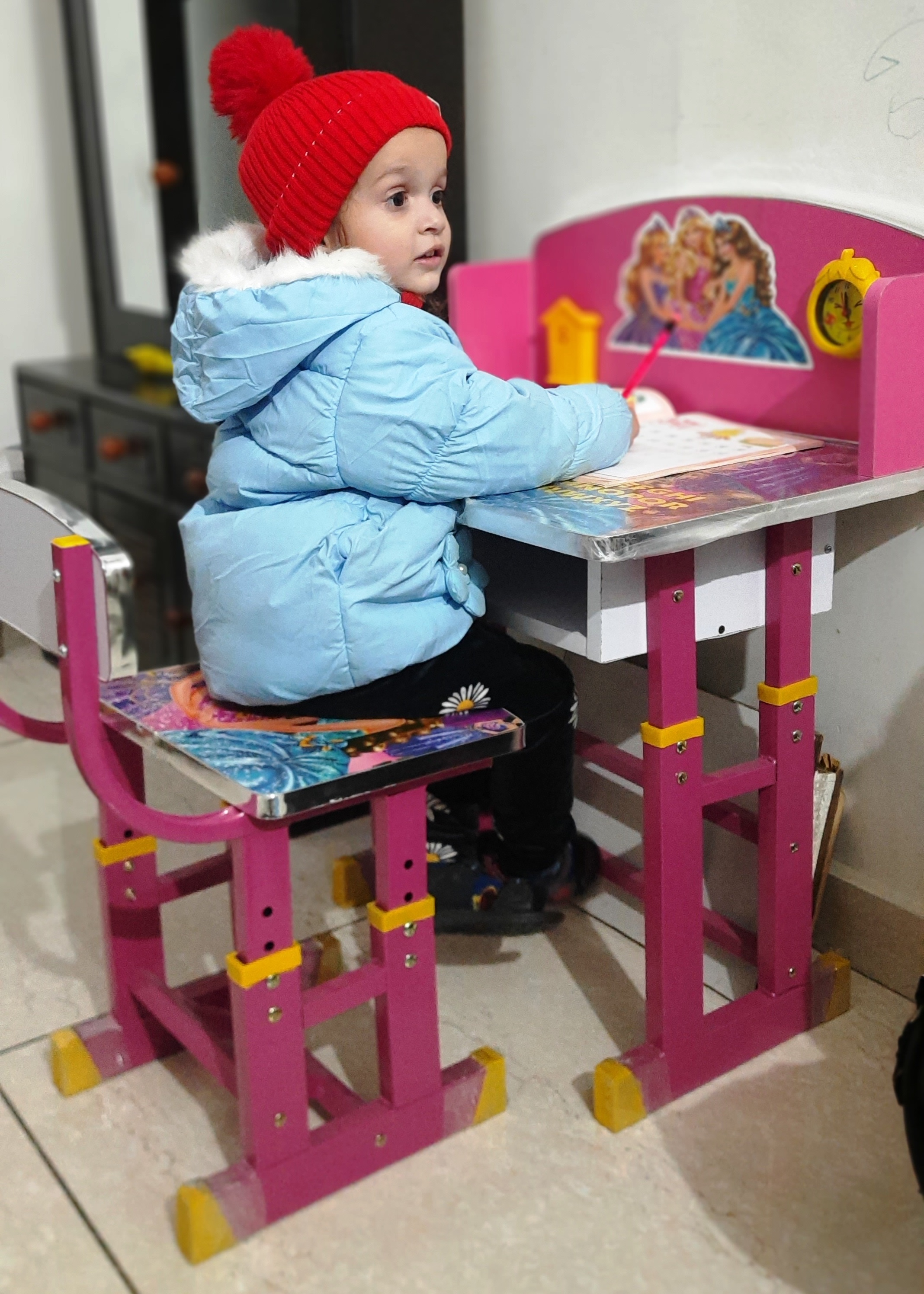 Child doing homework